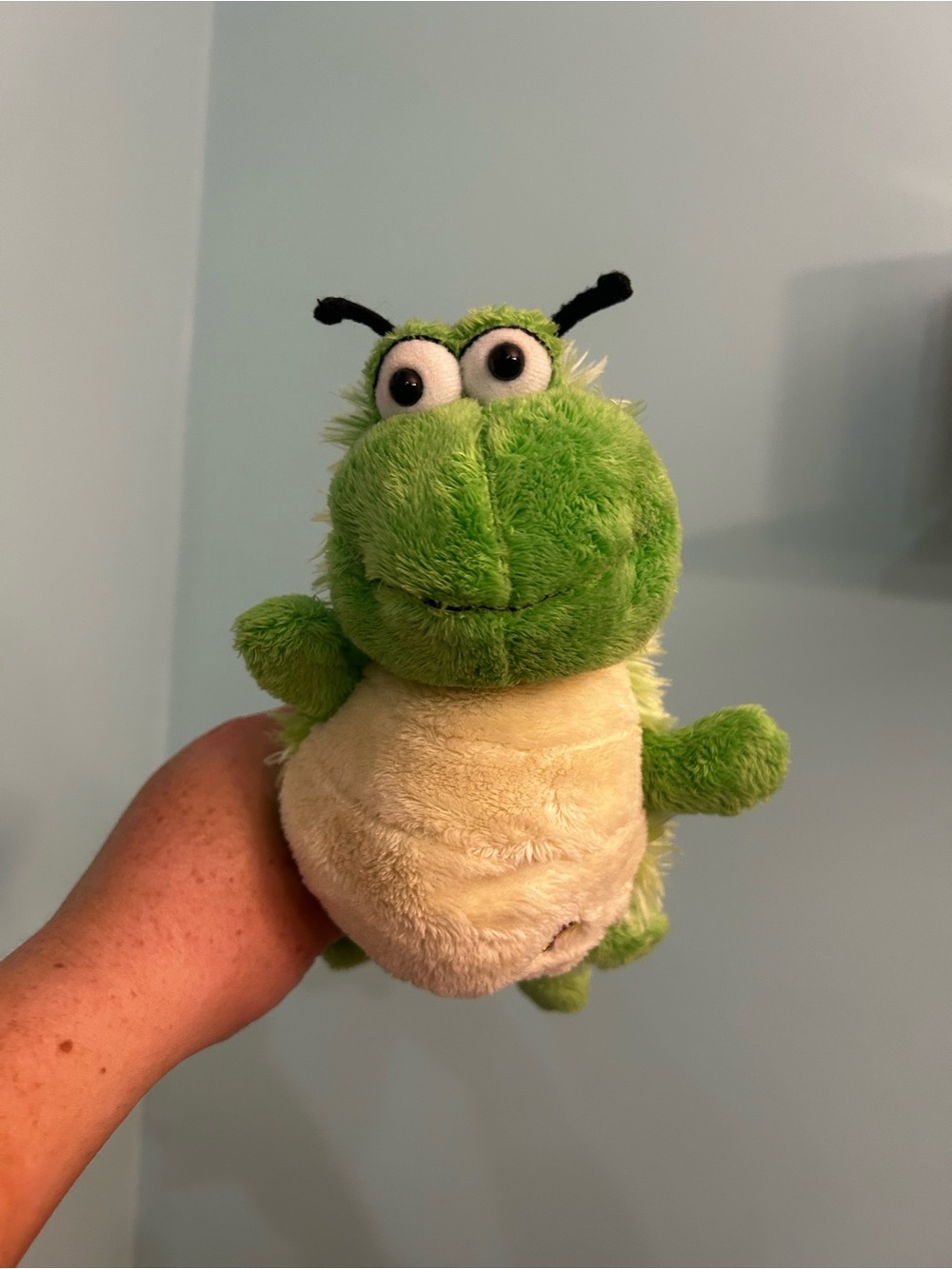 Ganz Webkinz Caterpillar Huggable Stuffed Toy Animal Green Yellow No Code